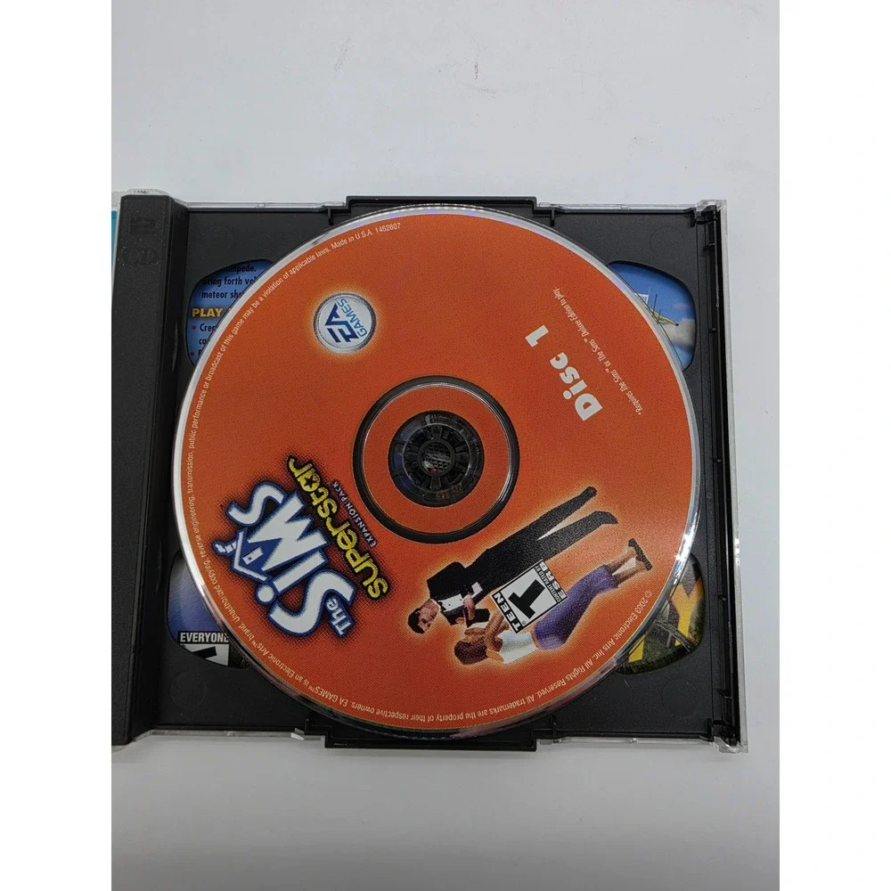 The Sims Superstar Expansion Pack PC 2003 EA Games Maxis 2-Disc Jewel Case